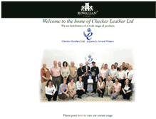 Tablet Screenshot of checkerleather.com
